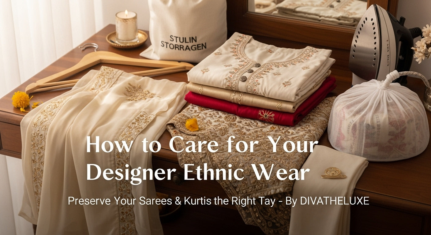 How to Care for Your Designer Ethnic Wear: From Sarees to Kurti Sets