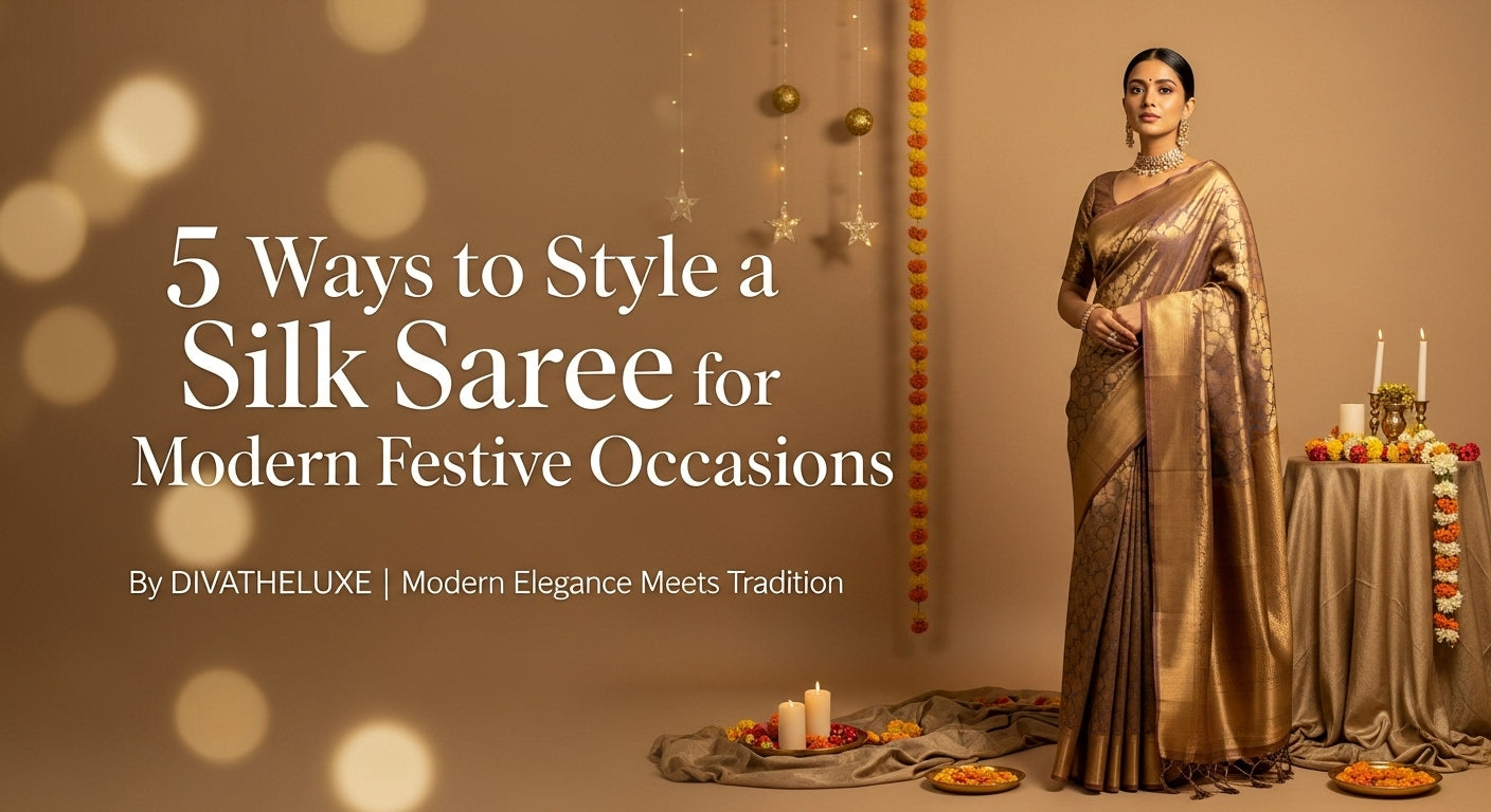 5 Ways to Style a Silk Saree for Modern Festive Occasions