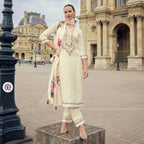 Viscose Jacquard Kurti Bottom With Dupatta design