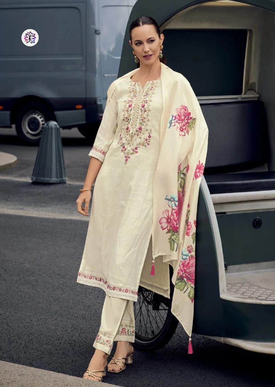 Viscose Jacquard Kurti Bottom With Dupatta design
