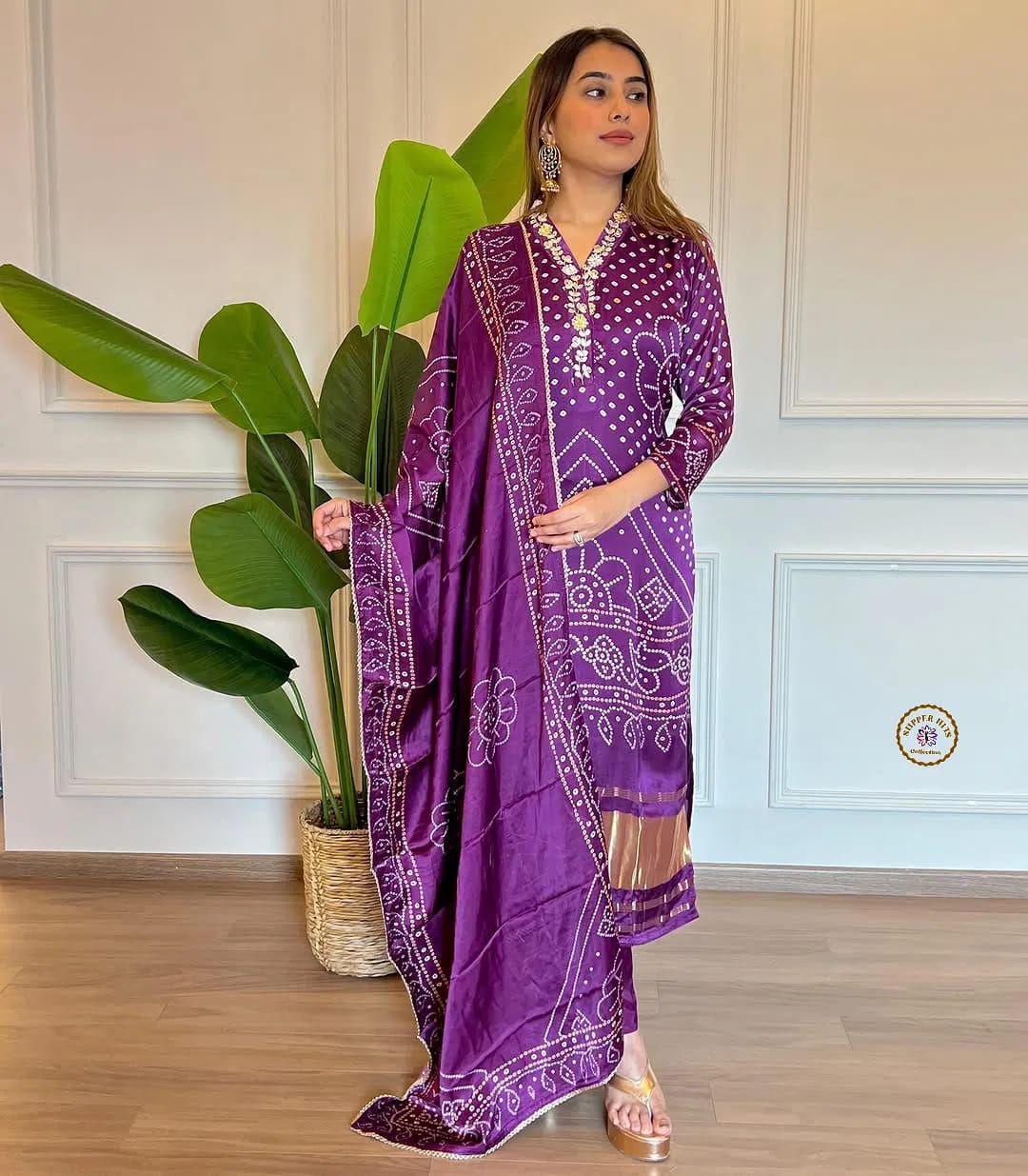 Viscose Print With Embroidery Kurti Bottom With Dupatta