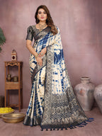 Simran Satin Silk Sibori Printed Saree