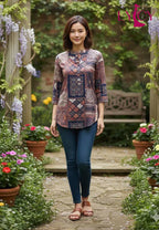 Flower vol 3 Rayon Fancy Top Tunic Collection