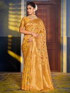 Traditional Wear Stylish Banarasi Silk Saree Collection