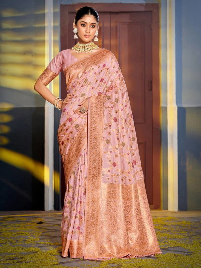 Traditional Wear Stylish Banarasi Silk Saree Collection