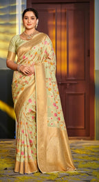 Traditional Wear Stylish Banarasi Silk Saree Collection
