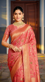 Traditional Wear Stylish Banarasi Silk Saree Collection