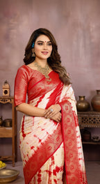 Simran Satin Silk Sibori Printed Saree