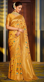 Traditional Wear Stylish Banarasi Silk Saree Collection