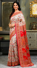 Festive Wear Linen Cotton Fancy Saree Collection