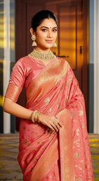 Traditional Wear Stylish Banarasi Silk Saree Collection