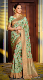 Traditional Wear Stylish Banarasi Silk Saree Collection