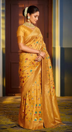 Traditional Wear Stylish Banarasi Silk Saree Collection