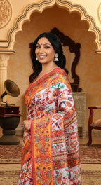 Festive Wear Linen Cotton Fancy Saree Collection