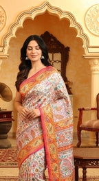 Festive Wear Linen Cotton Fancy Saree Collection