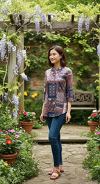 Flower vol 3 Rayon Fancy Top Tunic Collection