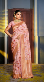 Traditional Wear Stylish Banarasi Silk Saree Collection