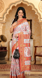 Festive Wear Linen Cotton Fancy Saree Collection